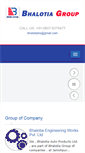 Mobile Screenshot of bhalotiagroup.com